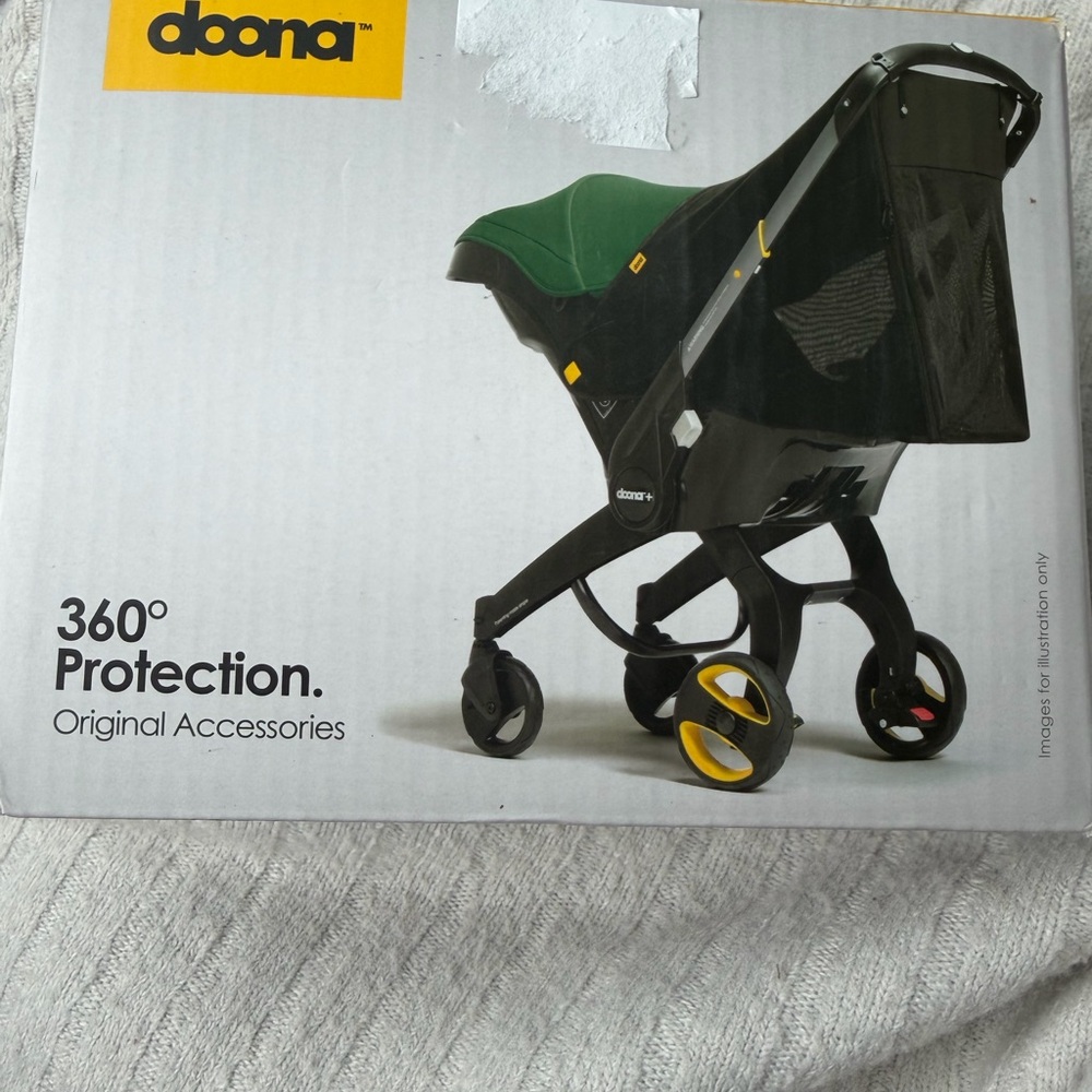 New Doona Infant Car Seat/Stroller Accessory 360 protection sun insect